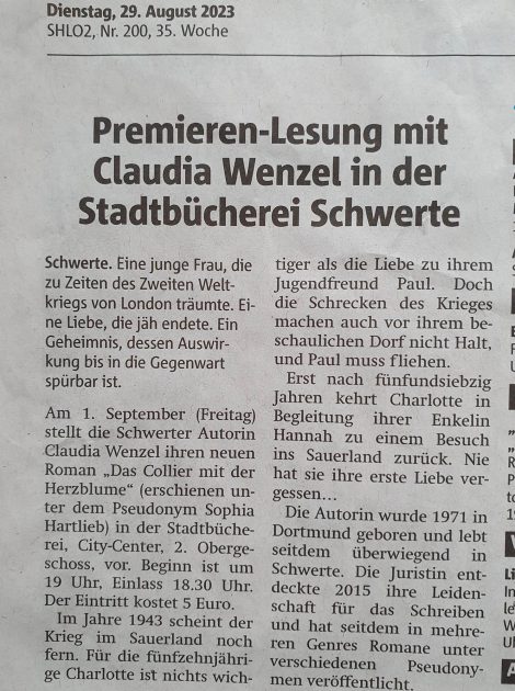 Lesung in der Stadtbücherei