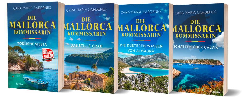 Alle vier Taschenbücher